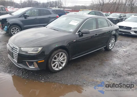2019 Audi A4 45 Premium from USA, damaged, VIN WAUDNAF41KA026524